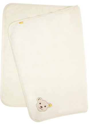 Steiff Baby-Mädchen Tragbare Decke, Eggnog, One Size