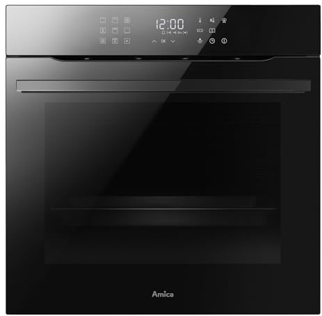 amica-group Amica EBX 944 670 S sw EB-Backofen A+ 12 Heizarten 77L XXL SoftClose