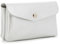 flora & co - Porte-Monnaie Et Cartes en Similicuir Irisé Brillant - Portefeuille Pochette Format Mi-Longue À Magnétique - Pratique Léger - Argent