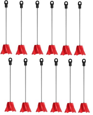 12 Stück 11 Farbrührer für Bohrmaschine, Bohrmischer, Epoxidmischer, Farbmischer für Bohrmaschine, Helix-Bohrer-Farbmischer