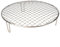 Rundes Grillrost, Edelstahl, rundes Grillnetz, Backblech, Grillgitter, mit Bein zum Backen, Kochen, Dämpfen, Grillen, perfekt für Outdoor-Grill und Picknicks (25 cm)
