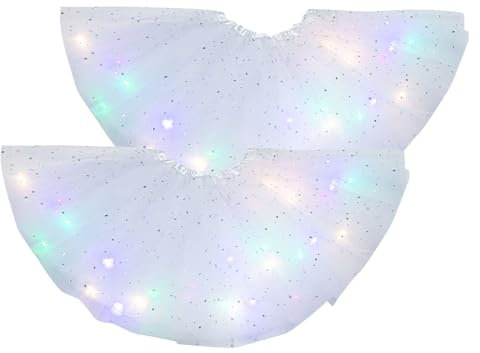 tüllrock schwarz Kinder tüllrock mit Lichterkette Karneval Gold Damen weiß lang kurzer weißer schwarzer Rock Halloween Teufel Kleid kostüm Damen