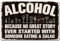 SUPERDANT Alcohol Tin Sign White Wine Bottle Metal Tin Sign Funny Alcohol Quotes Metal Signs Funny Signs and Plaques Metal Wall Art for Kitchen Bars Pub Club Playroom Man Cave Wall Decor