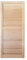 Onlywood Persiane per finestre da esterno in Legno di Pino Naturale Massello Dimensioni 600 x 1400 h. cm – Massima resistenza all’umidità e agli agenti Atmosferici