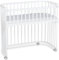 babybay Boxspring XXL Beistellbett, weiß lackiert, mit Matratze, Gitter und Rollen