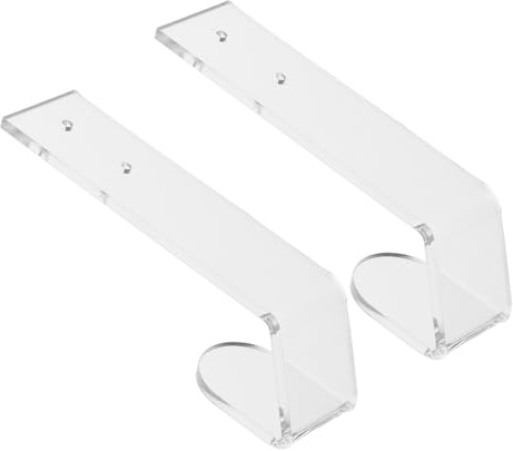 DIYEAH 2pcs Keyboard Wall Mount Rack Holder for Mechanical Gaming Keyboards Wall Mounted Storage Shelf Organizer