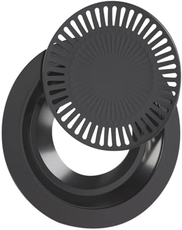 Hemobllo Barbecue Coreana Antiaderente per Grigliare Carne e Verdure Piastra Resistente al Calore per Portatili per Bbq e Cucina all Aperto