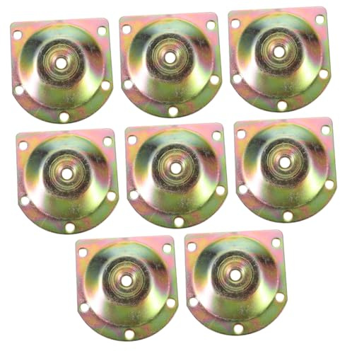 Veemoon 8pcs round Table Leg Spacers Slanted Leg Mounting Plates for Furniture Attachment Plates Dining Table