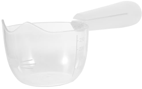 TOPBATHY Cuillère à Croquettes en Plastique Balance Numérique, Design Deux-en-Un Pelle et Clip, Antidérapante pour Chat et Chien, Alimentation Pratique et Précise