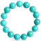 Armband 12 mm Blau Türkis elastisch Etsy Energie Schmuck Fashion Armband 17,8 cm (blau)