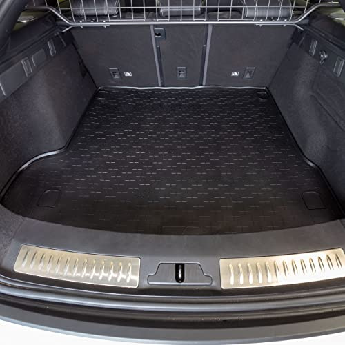 Travall CargoMat Boot Liner Compatible with Land Rover Range Rover Velar (2017-2023) Premium Tailored to Fit Car Floor Boot Mat Waterproof Black Rubber Dog Friendly Car Specific Boot Protector