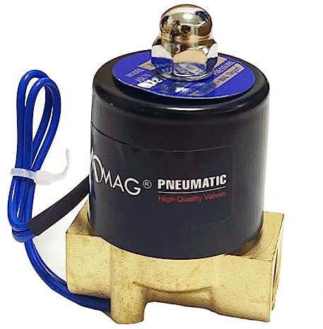 Électrovanne12V électrique 3/8 pouce, Joint Viton, Air, Gaz, Arrosage, Carburant Normalement Fermée