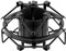 Plugger Studio Shockmount 45 Microphone Support Universel Adaptation Suspension élastique Antichoc pour micro de studio avec diamètre de 45 à 46mm. Adaptateur fileté 3/8’’ – 5/8’’ inclus. Qualité Pro.