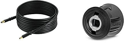 Kärcher Replacement 9 m High Pressure Hose, Quick Connect System Pressure Washer Accessory for K2-K7 Series Machines & High Pressure Quick-Fitting Pipe Union A