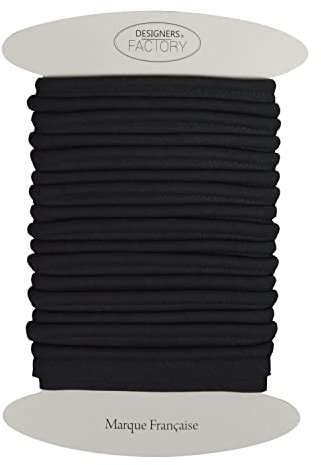 Paspelband Baumwolle grobe Kordel - viele Farben erhältlich - schöne Qualität - Paspelband aus Baumwolle mit einem breiten Kordelzug: 5mm Durchmesser - Verkauf in 5 Meter Packungen. (Anthrazitgrau)