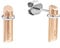 Calvin Klein Ohrstecker für Damen Kollektion ELONGATED LINEAR - 35000020