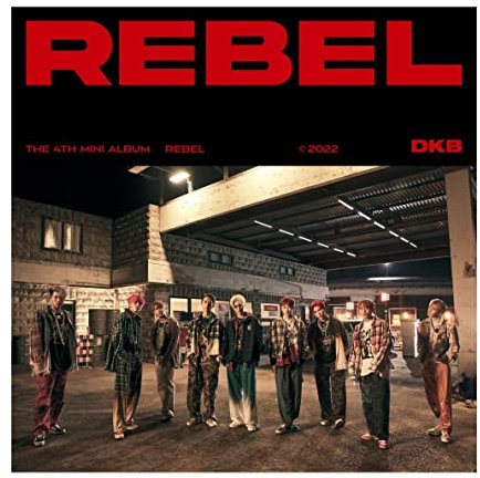 Brave Entertainment DKB Dark B - REBEL 4. Minialbum (+ 1 gefaltetes Poster) / K-POP Sealed, 150 x 210 mm