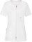 B-well Stella Camice Medico Donna Casacca Infermiere con Cerniera Camice da Lavoro Donna con Cerniera Manica Corta Scollo V, 4 Tasche, Bianco, XL