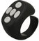 ASHATA Smart Ring, Smart Ring Controller, Bluetooth 5.3 Wireless Remote Control Page Turner für Electronic Book Remote Photographing, Up and Down Page, Kompatibel mit Android,