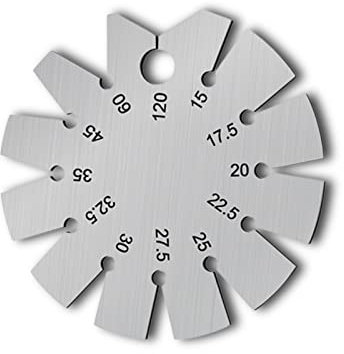 Rulers, Squares & Protractors Stainless Steel Bevel Gauge Sturdy 15 Degree to 120 Degree Woodworking Gauge Efficiency Drill Bits Angle Gauge for Carpentry Diy Measuring.
