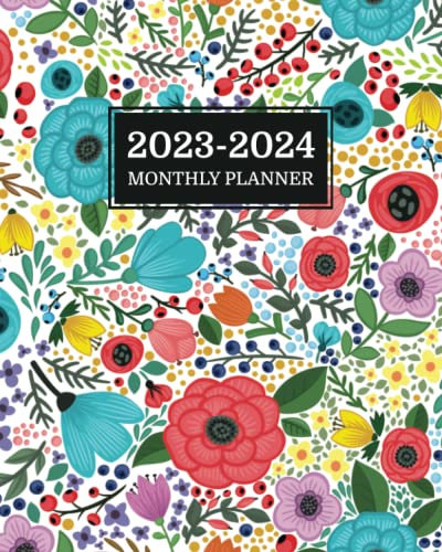 2023-2024 Monthly Planner: 2 Year Schedule Organizer with Federal Holidays and Inspirational Quotes (January 2023 - December 2024)