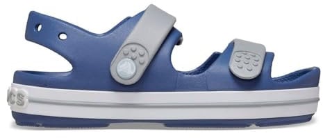 Crocs Unisex Kinder Crocband Cruiser Sandal T Sandalen, Bijou Blue/Light Grey, 24/25 EU