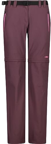 CMP Damen Zip Off Hose, Plum, 42
