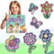 Sonnenfänger-Kits für Mädchen 6 7 8 9 10 Jahre alt, DIY Diamant Malerei Kit Blume für Kinder ab 6 Jahren, 5D Edelstein Stein Fenster Kunst Handwerk Aufkleber Kit für Jungen als Weihnachten