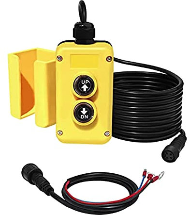 Vorfaove Kippschalter für Anhänger mit 3 Drähten, für Anhänger mit hydraulischer Pumpe mit einfacher Wirkung, 12 V DC zum Entladen durch Aufzug