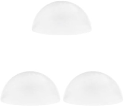 Briefbeschwerer, Halbkristall, Glaskugel, Halbkugel, 8 cm, 3 Stück