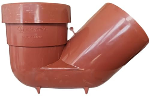 110mm Low Back P Trap Underground Fittings Gully Trap