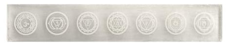 VIE Selenite Charging Plate, Design 01, 15x3cm
