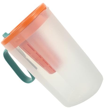 Zerodeko Elegant Orange Large Water Kettle Household Pitcher for Tea Coffee Office Daily Use 1550ml