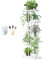 MAIJIAJU Metal 6 Tier Plant Stand Indoor Outdoor, 108cm Tall Flower Stand with Gardening Tools and Gloves, Organizer Corner Shelf Unit Display Rack for Garden Patio Living Room