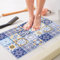 Duschmatte rutschfest 40x60 cm: Weich Komfort Antirutschmatte Dusche mit Ablauflöchern, PVC-Luffa Massage Badematte, duschwanneneinlage rutschfest für Senioren und Kinder