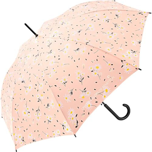 Benetton Stockschirm Long Automatik Flowers - pink Salt