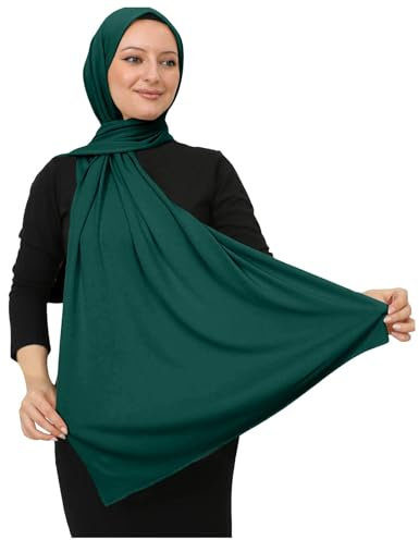 Beokeuioe Muslim Kleid Türkisch Premium Gebetskopftuch, Hijab Kopftuch Damen muslimisch, Kopftuch Schal aus Leicht Stoff, Islamische Türkische Mittlerer Osten Arabisch Schultertuch