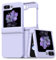 ZCDAYE Case for Samsung Galaxy Z Flip 6, Silky Touch Samsung Z Flip 6 Foldable Flip Phone Case, Shockproof Protective Phone Cover for Samsung Z Flip 6, Purple