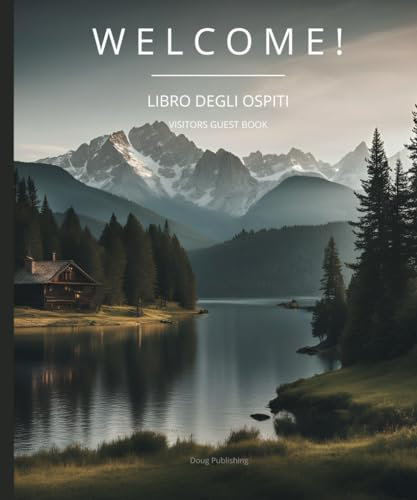 Libro degli ospiti per casa in montagna: Guest Book per Airbnb - B&B - Casa vacanze