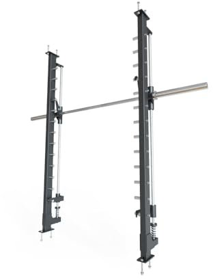 Atletica R8-Smith Multipresse Anbausatz | Kompatibel für alle R8 Power Rack Tiefen | Kraftstation Anbausatz | Linearlagerung | Integrierte 50mm Langhantel aus Vollmetall