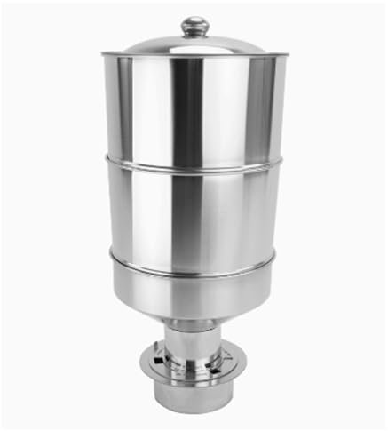 ZCBYBT Outdoor Zelt Herd Kraftstoff Speichergerät Camping Stove Pellet Silo Ofen Kraftstoffsilo Für Runde Münder Mit Durchmessern Von 13 CM-18 cm
