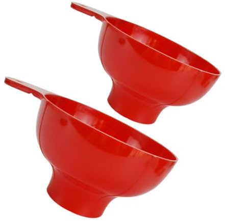 MAGICLULU Entonnoir À Large Ouverture En Plastique Robuste 2 Pièces Pour La Mise En Conserve Dhuile De Jus De Haricots De Sel De Sauce De Vin Facile À Utiliser Et À Nettoyer