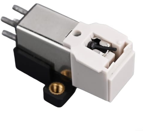 Aguja fonográfica apta para Audio-Technica At3600L cartucho de fonógrafo, AT3600L Stylus Tocadiscos Cartucho magnético de repuesto para tocadiscos DJ