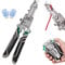 18 in 1 Foldable Wire Stripper, Multi-Function Wire Stripping Pliers, Wire Stripper,Crimper Cable Cutter Pliers for Cutting and Pulling Wires Cable Scissors,Quick Strip Wire Stripper Tool(Black)