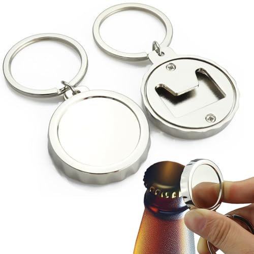 Apribottiglie con design a corona – Robusto apribottiglie per birra e bevande, con elegante effetto tappo a corona, perfetto per cucina, bar e barbecue