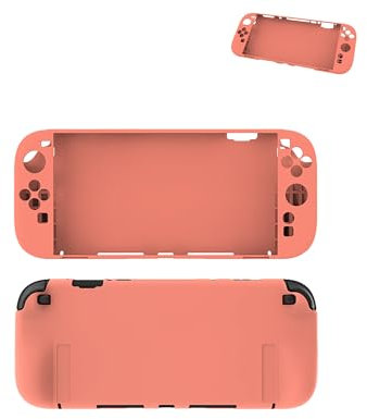 Custodia per console Nintendo Switch 2, yystao, in silicone, compatibile con NS 2, custodia completa Dockable Case per Switch2, Dock-friendly, antiurto, arancione