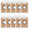Lot de 10 sacs à poussière efficaces pour aspirateur Ultenic T10 pour robot Elite faciles à remplacer pour une utilisation optimale