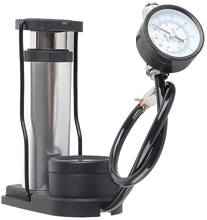 Tester a Pressione del Refrigerante, Tester a Pressione ABS a Doppio Barometro per il di 'aria del di Raffreddamento del Refrigerante con 1-1,3 kg/c㎡ Valore di 'aria per il Raffreddamento
