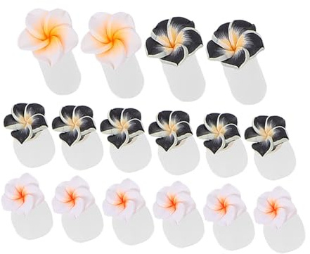 MAGICLULU 16stücke Zehenspreizer mit Blumenmuster aus Silikon für Pediküre zur Korrektur von Ballenzehen Lackieren von Nägeln Fußentlastung Langlebig und Flexibel
