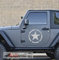 myrockshirt 2x kompatible für Geländewagen Offroader 4x4 JEEP Stern 40 cm Willi US Army Force Aufkleber, Vinyl, Auto, Lack, Scheibe, Tuning